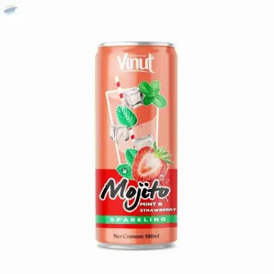 Mint & Strawberry Mojito Sparkling Water by NAM VIET FOODS & BEVERAGE JSC