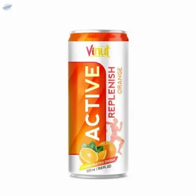 Carbonated Active Replenish Isotonic Orange by NAM VIET FOODS & BEVERAGE JSC