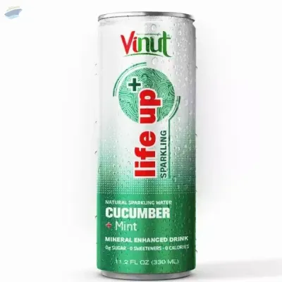 Drink Cucumber & Mint Sparkling Water by NAM VIET FOODS & BEVERAGE JSC