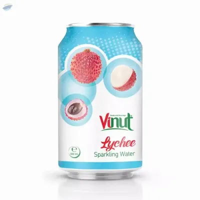 330ml Vinut Lychee Sparkling Water by NAM VIET FOODS & BEVERAGE JSC