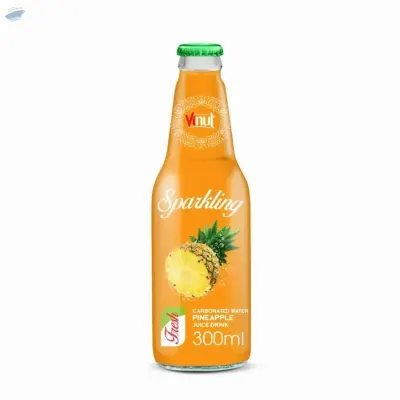 Bottle Pineapple Juice Carbonated Water by NAM VIET FOODS & BEVERAGE JSC