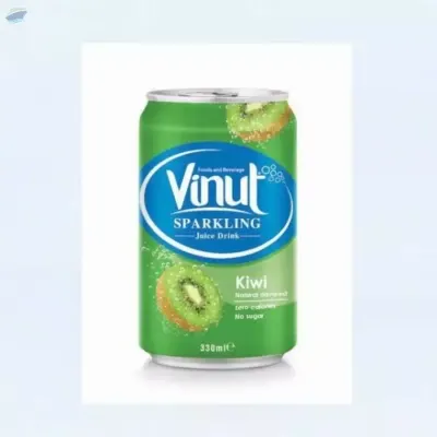 Sparkling Water Kiwi Juice Drink by NAM VIET FOODS & BEVERAGE JSC