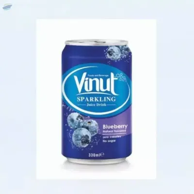 Sparkling Water Blueberry Natural Flavour by NAM VIET FOODS & BEVERAGE JSC
