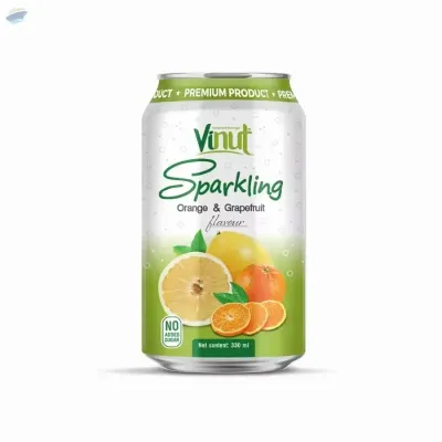 Sparkling Orange & Grapefruit No Added Sugar by NAM VIET FOODS & BEVERAGE JSC