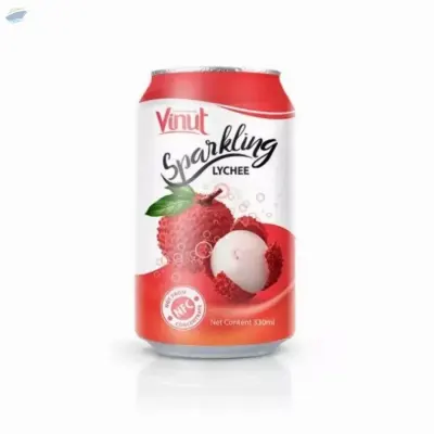 330ml VINUT Sparkling Lychee Juice Drink by NAM VIET FOODS & BEVERAGE JSC