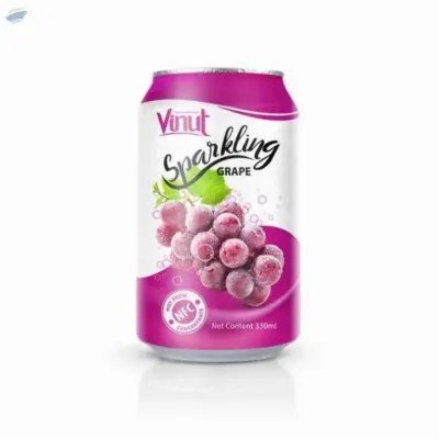 330ml VINUT Sparkling Grape Juice Drink by NAM VIET FOODS & BEVERAGE JSC