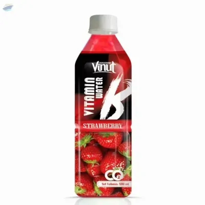 Strawberry Sparkling Water Enrich Vitamin B by NAM VIET FOODS & BEVERAGE JSC