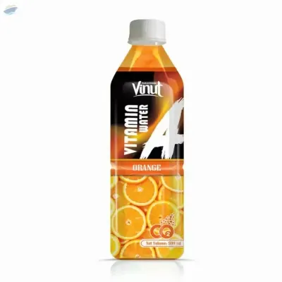 Orange Sparkling Water Enrich Vitamin A by NAM VIET FOODS & BEVERAGE JSC