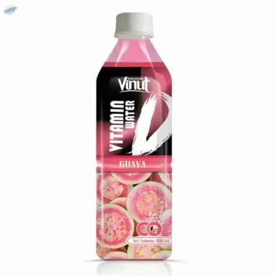 Guava Sparkling Water Enrich Vitamin D by NAM VIET FOODS & BEVERAGE JSC