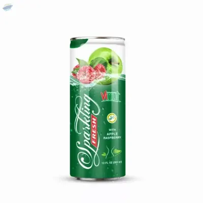 Apple & Raspberry Sparkling Water by NAM VIET FOODS & BEVERAGE JSC