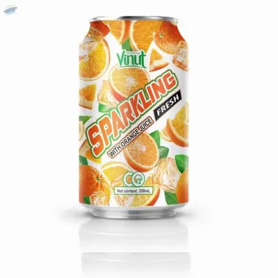 Tropical Orange Juice Sparkling Water by NAM VIET FOODS & BEVERAGE JSC