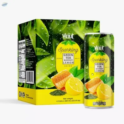 Black Tea & Honey Lemon Sparkling Water by NAM VIET FOODS & BEVERAGE JSC