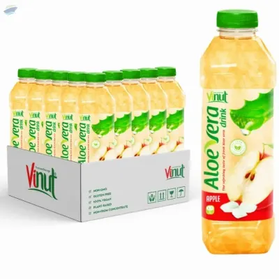 Pure Aloe Vera Apple Juice 1000ml by NAM VIET FOODS & BEVERAGE JSC