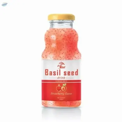 250ml Vinut Basil Seed Drink by NAM VIET FOODS & BEVERAGE JSC