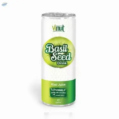 Basil Seed Drink With Kiwi Juice Flavour by NAM VIET FOODS & BEVERAGE JSC