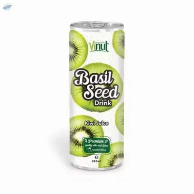 Basil Seed Drink With Kiwi Juice Flavor by NAM VIET FOODS & BEVERAGE JSC