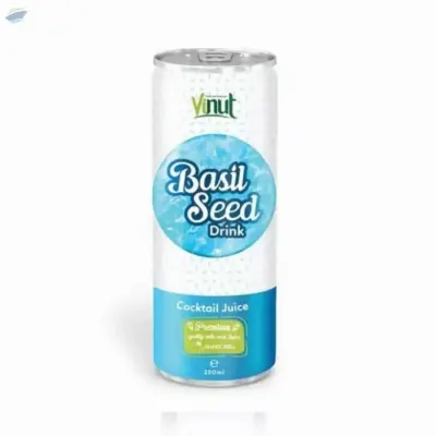 Basil Seed Drink With Cocktail Juice Flavour by NAM VIET FOODS & BEVERAGE JSC