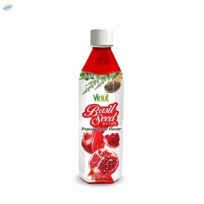 Basil Seed Drink With Pomegranate Flavor by NAM VIET FOODS & BEVERAGE JSC