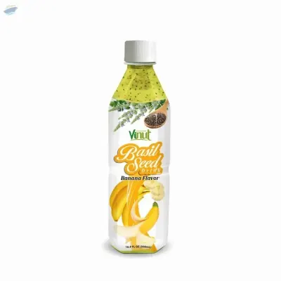 Basil Seed Drink With Banana Flavor by NAM VIET FOODS & BEVERAGE JSC