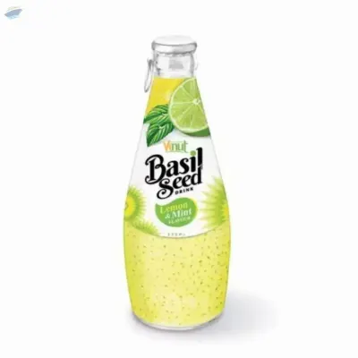 Basil Seed Drink With Lemon & Mint Flavor by NAM VIET FOODS & BEVERAGE JSC