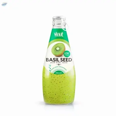 Basil Seed Drink With Kiwi Juice by NAM VIET FOODS & BEVERAGE JSC