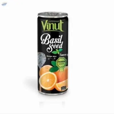 Basil Seed Drink With Kiwi Orange Flavor by NAM VIET FOODS & BEVERAGE JSC