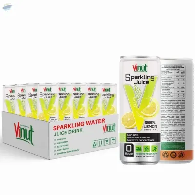 Lime Juice Carbonated Water by NAM VIET FOODS & BEVERAGE JSC
