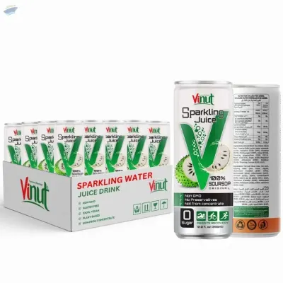 Watermelon Juice Sparkling Carbonated Water by NAM VIET FOODS & BEVERAGE JSC