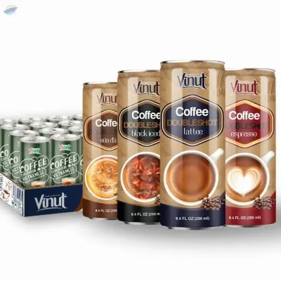 250ml Vinut Doubleshot Coffee Drink by NAM VIET FOODS & BEVERAGE JSC