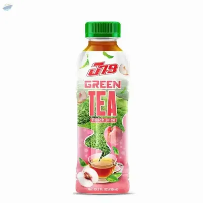 450ml J79 Bottle Green tea with Peach juice by NAM VIET FOODS & BEVERAGE JSC