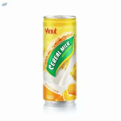 250ml Cereal Milk Drink with Orange Juice by NAM VIET FOODS & BEVERAGE JSC