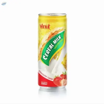 250ml Cereal Milk Drink With Strawberry Juice by NAM VIET FOODS & BEVERAGE JSC