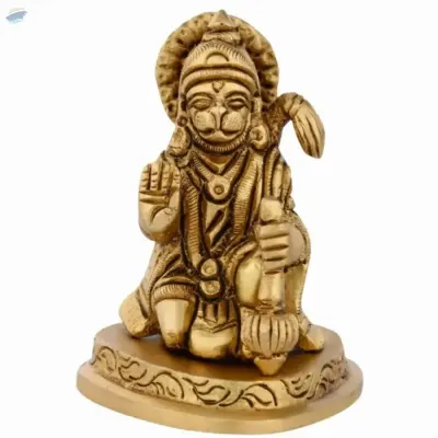 Hanuman Idol Brass Find Blessings at Shreeyaash by Anand