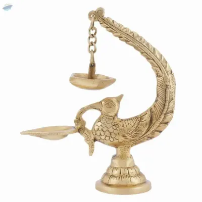 Handcrafted Brass Kuthu Vilakku by Anand