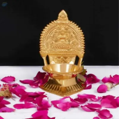 Brass Kamakshi Deepam by Anand