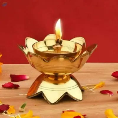 Brass Aarti Diya For Spiritual Moments