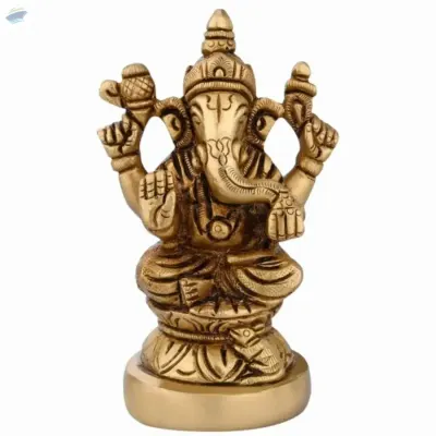 Lord Ganesha Idol Symbolize Prosperity by Anand