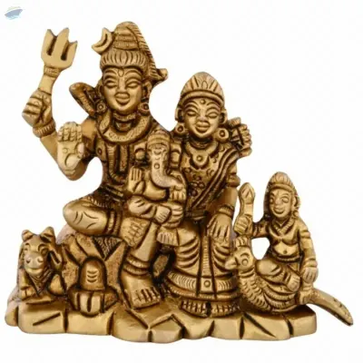 God Shiva Family Statue by Anand
