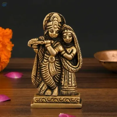 Small Radha Krishna Murti for Temple by Anand