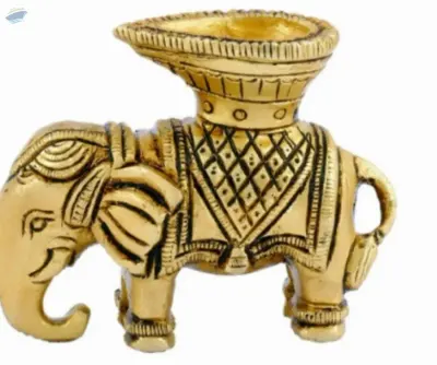 Decorative Elephant Diyas by Anand