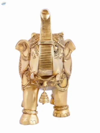 Handcrafted Elephant Decor Statue by Anand