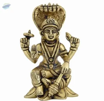 Exquisite Lord Vishnu Statue by Anand
