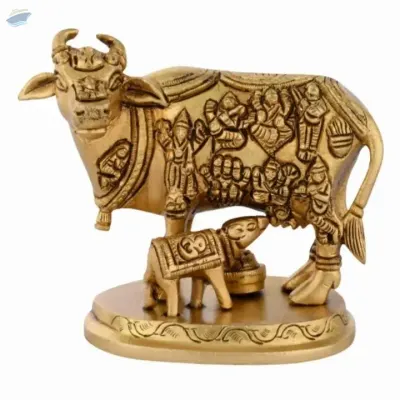 Cow and Calf Idol for Pooja by Anand