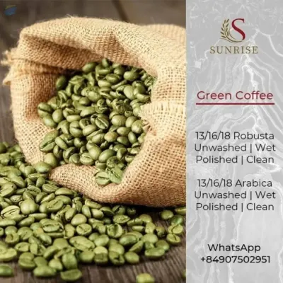 Green Coffee Beans from Vietnam by Sunrise Ins Vietnam