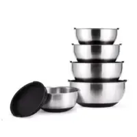 Bowls With Silicone Lid And Plastic Lid by Ayushri Industries