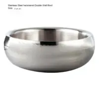 Hammered Double Wall Bowl by Ayushri Industries