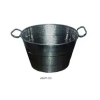 Small Hammered-SS Party Tubs by Ayushri Industries