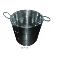 Plain With Lines SS Party Tubs by Ayushri Industries