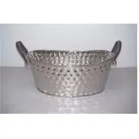 Oval/Bolt Hammered  SS Party Tube by Ayushri Industries