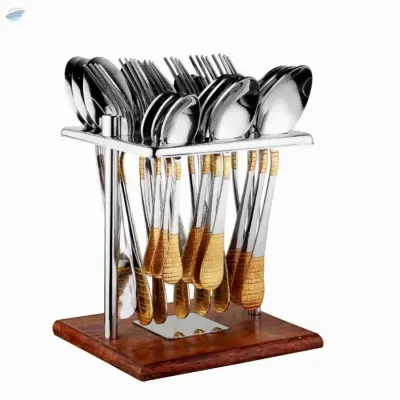 Cutlery Set With Stand by Ayushri Industries